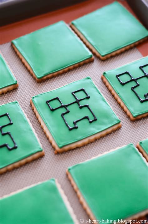 i heart baking!: minecraft cookies