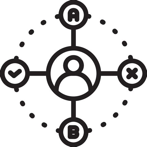 ícone de linha para tomada de decisão 2285342 Vetor no Vecteezy