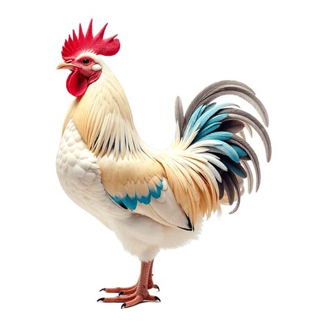 Beautiful Realistic Cock Standing, Red Cock, Cock, Big Cock PNG
