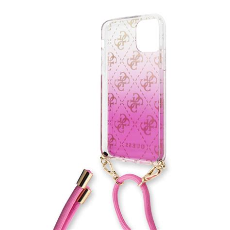 Guess Gradient Case With Strap - дизайнерски кейс с висока защита и