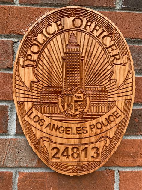 LAPD Police Badge or Patch // LAPD Police Retirement // LAPD | Etsy