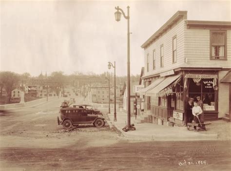 The view from Burlington, Vermont to Winooski, Vermont, 1929. | Vermont ...