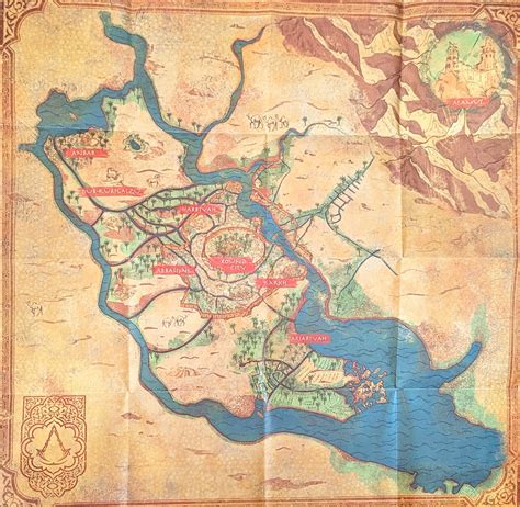 A map of Islamic medieval Baghdad (861 AD) from the latest assassin's ...