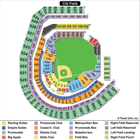 citi field seating chart