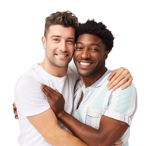 Interracial Gay Couple, Couple, Gay, Men PNG Transparent Image and