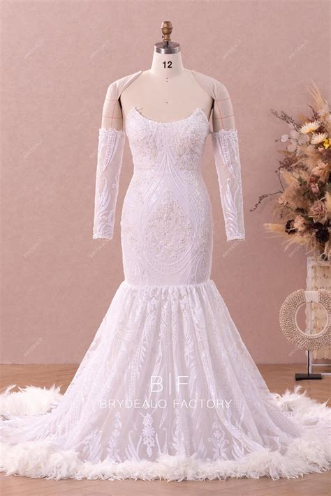Detachable Sleeve Wedding Dresses | Brydealo