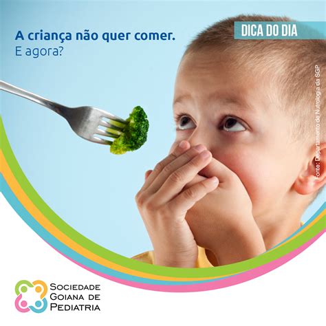 A criança não quer comer. E agora? – Sociedade Brasileira de Pediatria