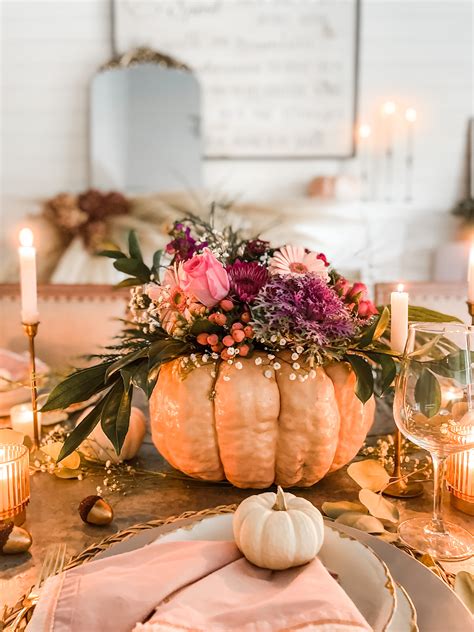Fall Wedding Centerpieces With Pumpkins