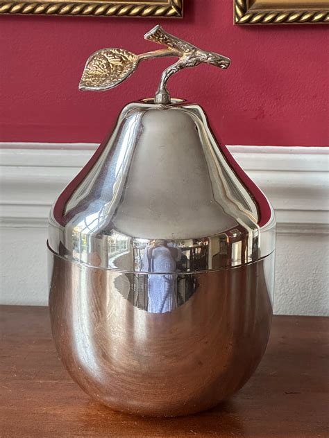 pear shape ice bucket  thermal liner etsy