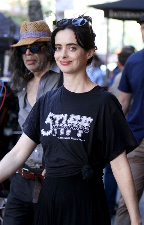 Krysten Ritter and Rachel Taylor - Filming Scenes at the Marvel's