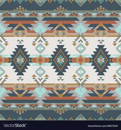 Ethnic tribal native american southwest seamless Vector Image