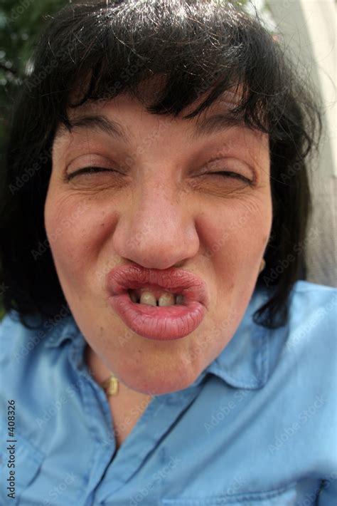woman with an ugly face Stock Photo | Adobe Stock