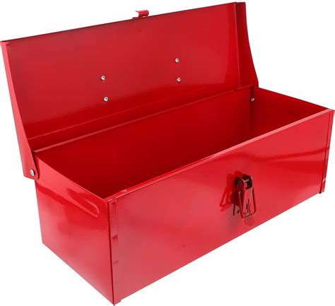 yarnow portable red sheet metal toolbox xx  household