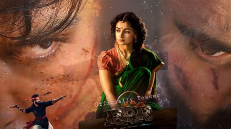 rrr officialy teaser ntr ram charan ajay devgan aliya bhatt ss