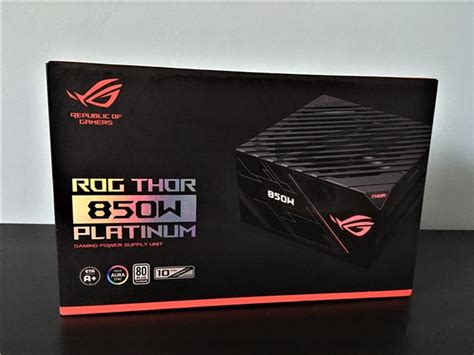 Review ASUS ROG Thor 850W Platinum: See your power consumption