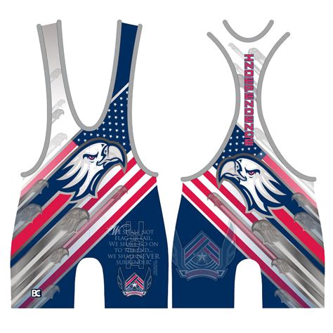 Nike USA Wrestling Red Singlet - Blue Chip Wrestling