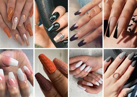 trendiest cute fall coffin nails fall color coffin nails  west nest