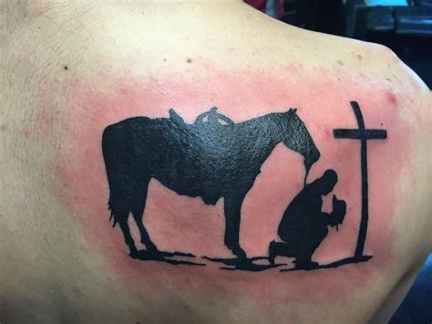 Cowboy prayer | Cross tattoo, Cowboy tattoos, Subtle tattoos