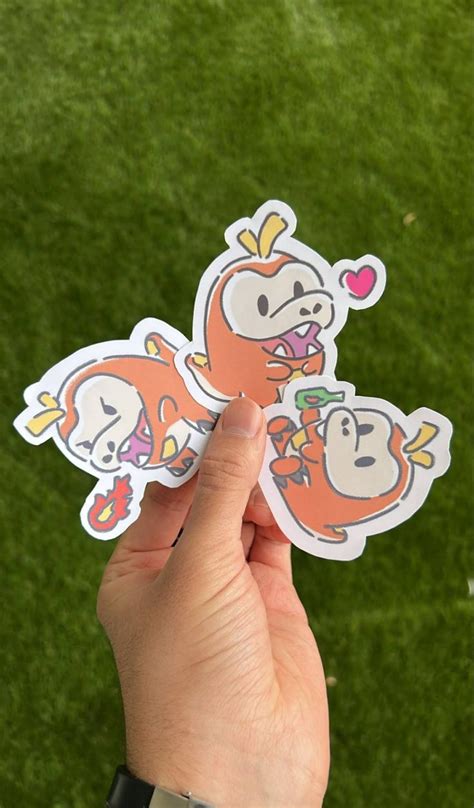 Fuecoco Stickers - Etsy in 2023 | Friends wallpaper, Pokemon stickers ...