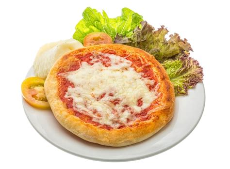 Premium Photo | Pizza with tomato and cheese