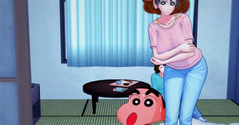 #クレヨンしんちゃん 小山むさえ - 🧸3Dモノ_低調的エッチくんのマンガ #漫画 #野原しんのすけ #野原みさえ - pixiv