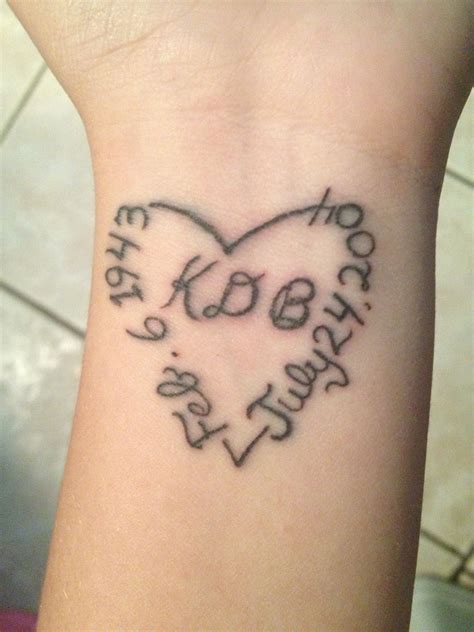 Tribute Tattoos For Grandma - Printable Calendars AT A GLANCE