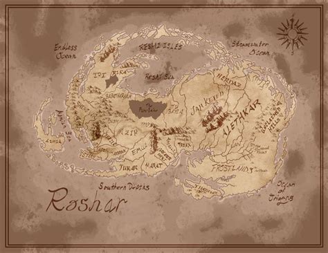 roshar map map  roshar  stormlight archive brandon sanderson