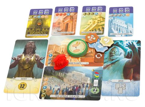 7 Чудес Дуэль: Пантеон (7 Wonders Duel: Pantheon, дополнение) | Купить ...