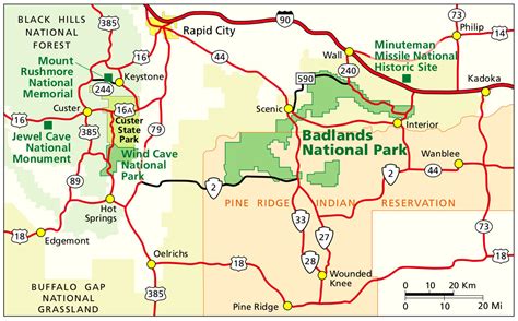 Badlands Maps | NPMaps.com - just free maps, period.
