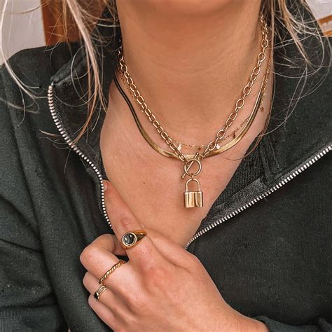 lock chain mooka jewelry