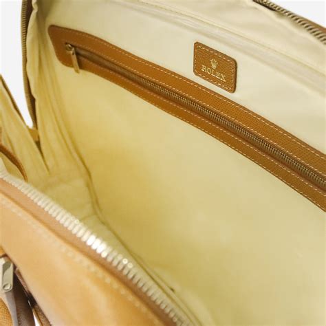 rolex mens leather briefcase brown rolex edox touch  modern