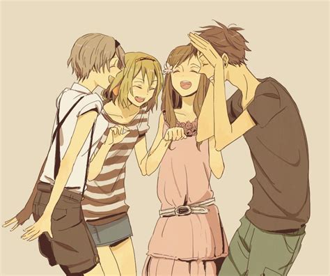 anime  friends boy  girl wallpapers wallpaper cave