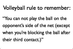 Volleyball Rules - Recently Changed Rules