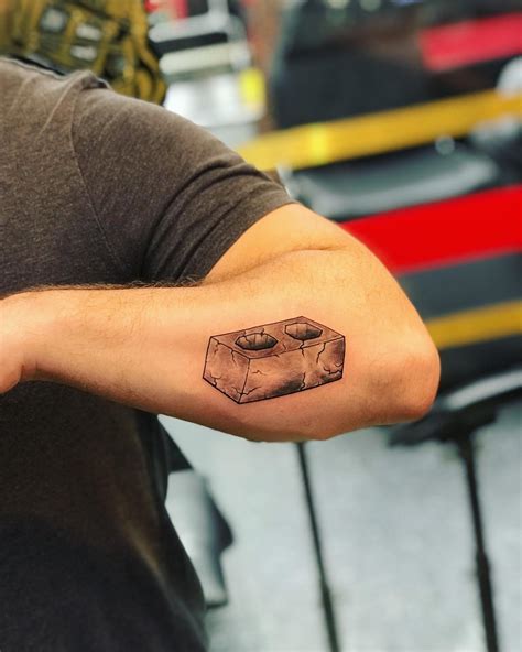 Village pop nyc tattoo - Brick tattoo design best work nyc manhattan