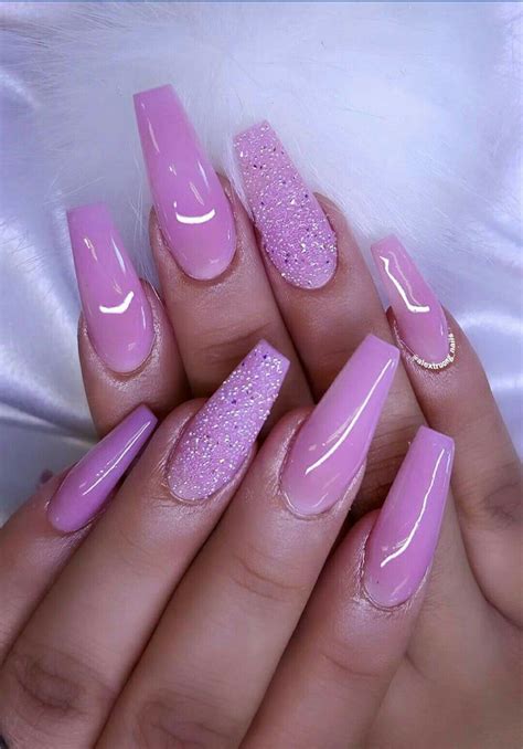 List Of Pink Coffin Nail Designs 2022 Ideas - inya-head