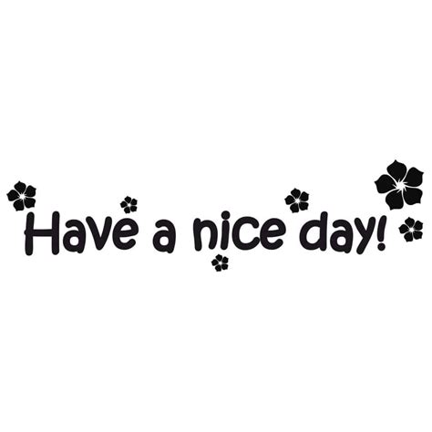Muursticker Nice Day | wall-art.nl