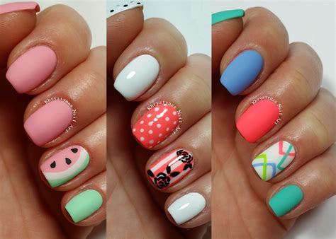 Nail Art For Short Nails Without Tools at Georgia Levvy blog