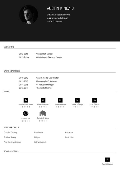 Austin Kincaid - Resume