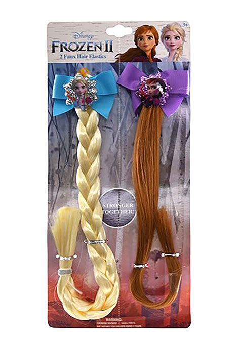 Frozen 2 Anna & Elsa 2pk Faux Hair Accessory