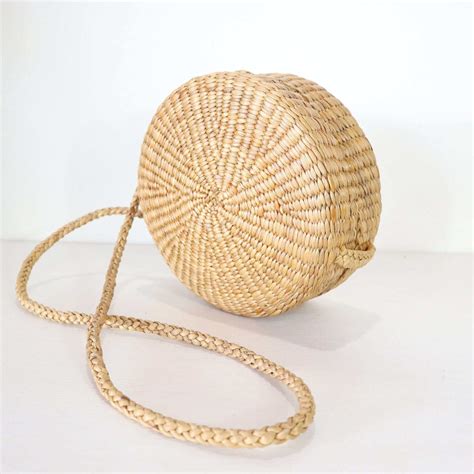 atcha ra pron cross body  straw bag thaihomeshop