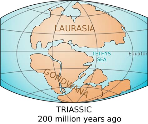 Earth 200 million years ago [1222x1024] : MapPorn