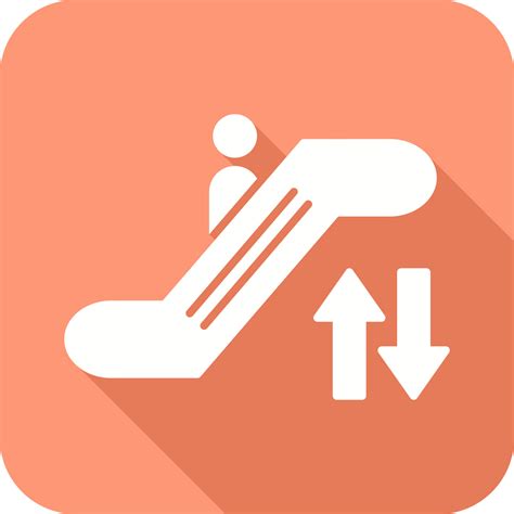 Escalator Vector Icon 20213808 Vector Art at Vecteezy