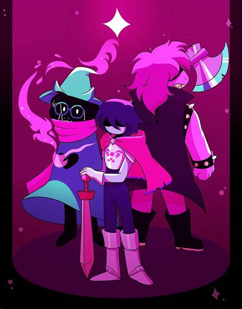 Download Ralsei Kris and Susie Wallpaper | Wallpapers.com