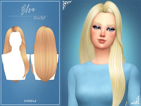 [EnriqueS4] Elsa & Anna Hairstyle New Mesh... — ENRIQUE