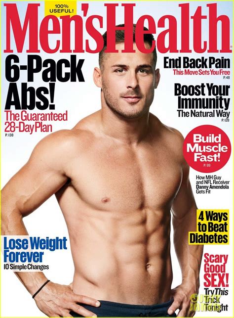 NFL's Danny Amendola Shows Off Ripped Abs for 'Men's Health': Photo ...