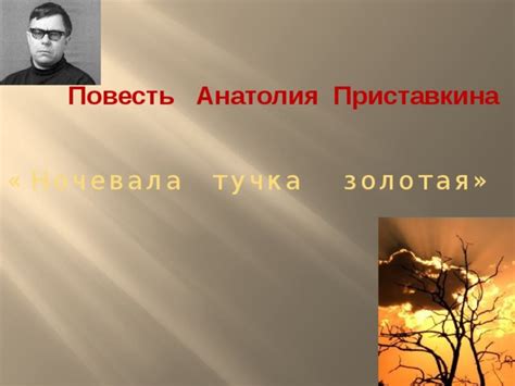 А.Приставкин, повесть "Ночевала тучка золотая"