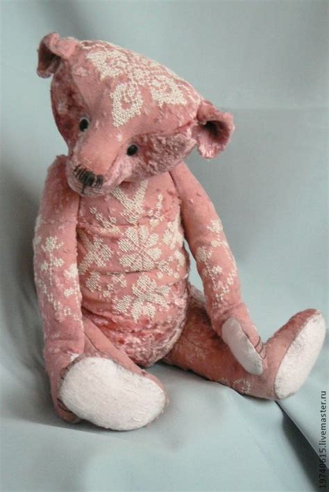 Bam-Bam | Red teddy bear, Handmade teddy bears, Teddy bear pattern