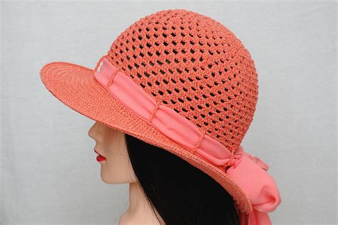 Crochet Sun Hat With Brim Crochet Beach Hat Wide Brim Hat - Etsy