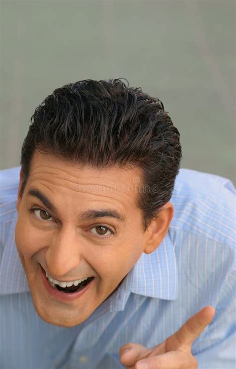 funny guy stock image image  gesture hand customer