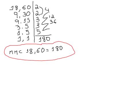 Mdc De 18 E 60 - Qual o mmc de 18 e 60? - brainly.com.br